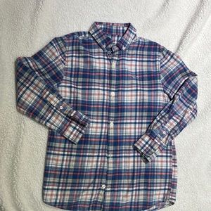 Barely used plaid vineyard vines flannel